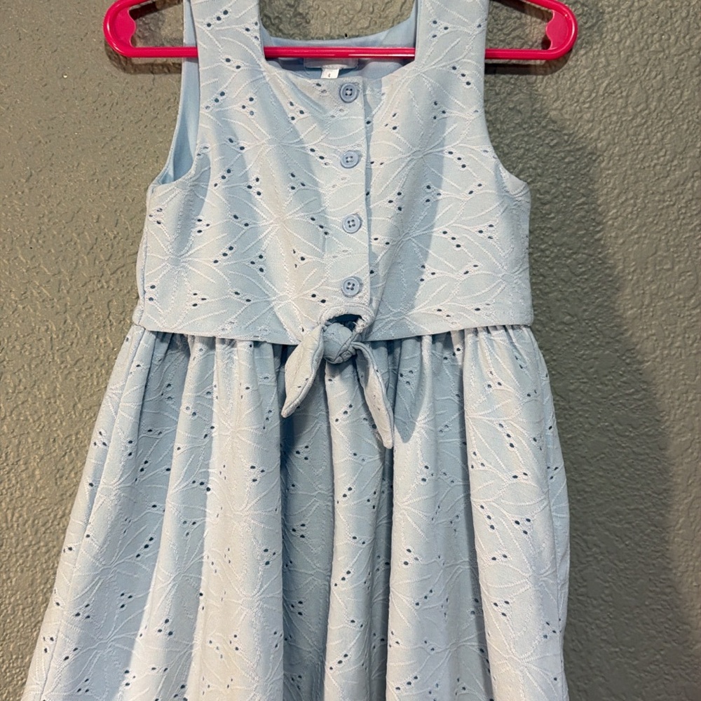 Charming Light Blue Kids Dress